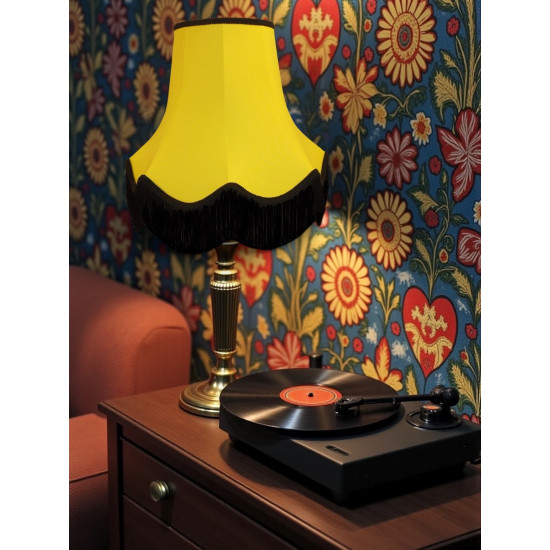 Yellow Fabric Lampshades
