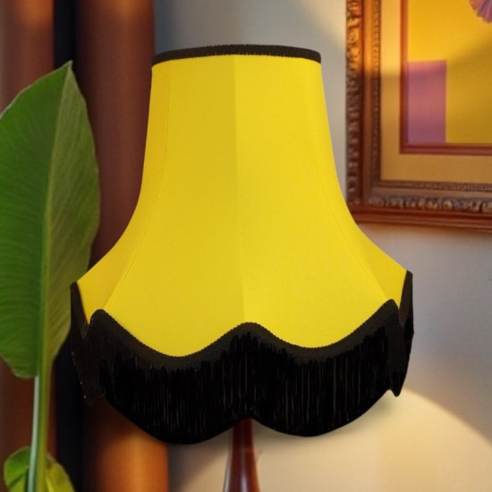 Yellow Fabric Lampshades