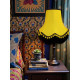 Yellow Pom Pom Fabric Lampshades