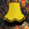 Yellow Pom Pom Fabric Lampshades