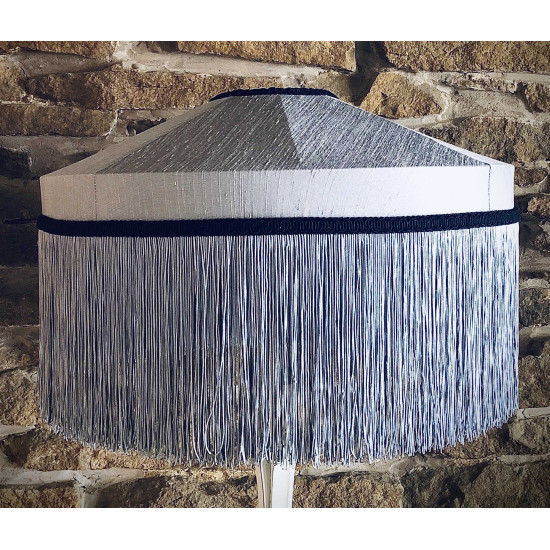Flint and Navy Tiffany Lampshades