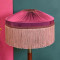 Fuchsia Pink Gathered Tiffany Lampshade