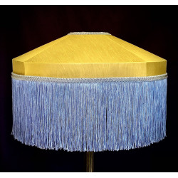 Antique Gold and Silver Grey Tiffany Lampshades Antique Gold and Silver Grey Tiffany Lampshades