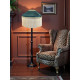 Holly Green and Cream Tiffany Lampshades
