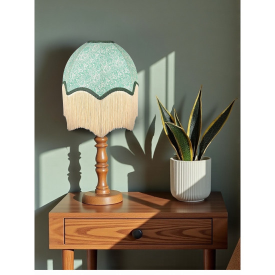 William Morris Bluebell Green Parachute Dome Lampshade