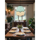 William Morris Bluebell Green Parachute Dome Lampshade