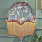 William Morris Golden Lily Jewel Burgundy Parachute Dome Lampshade