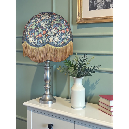 William Morris Golden Lily Jewel Dome Lampshade