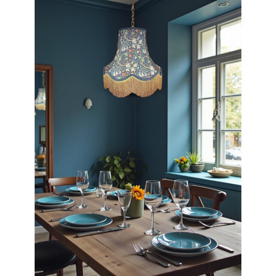 William Morris Golden Lily Jewel Lampshade