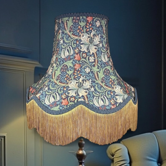 William Morris Golden Lily Jewel Lampshade