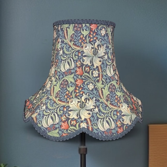William Morris Golden Lily Jewel Modern Lampshade William Morris Golden Lily Jewel Modern Lampshade