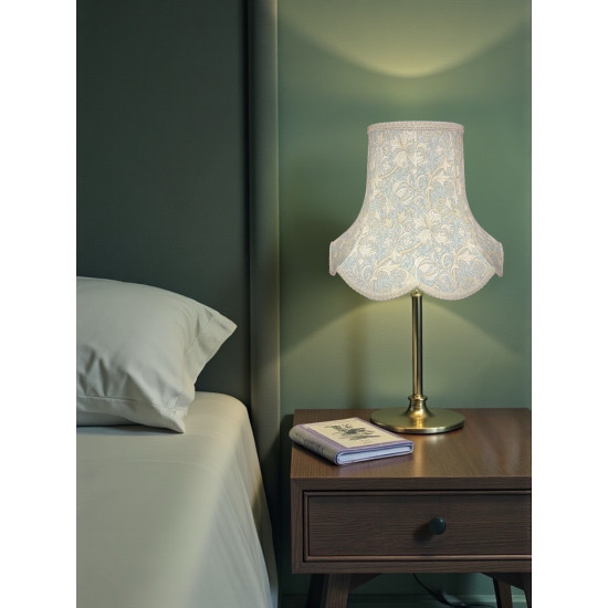 William Morris Golden Lily Pool Blue Modern Lampshade