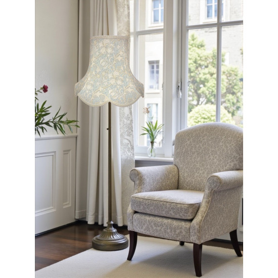 William Morris Golden Lily Pool Blue Modern Lampshade