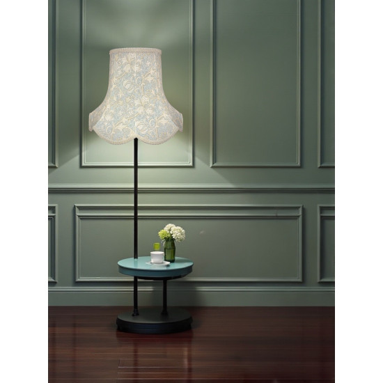 William Morris Golden Lily Pool Blue Modern Lampshade