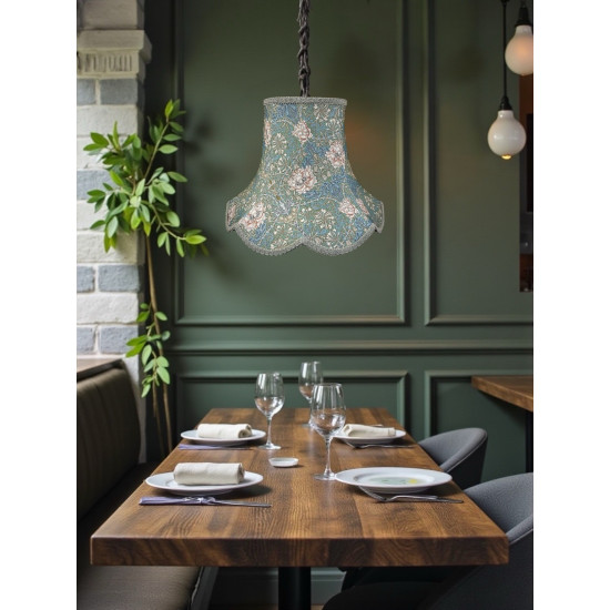 William Morris Honeysuckle Seaspray Modern Lampshade