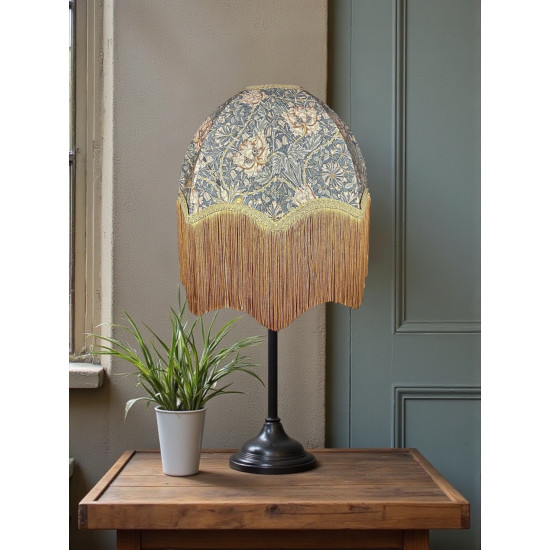 William Morris Honeysuckle Steel Parachute Dome Lampshade