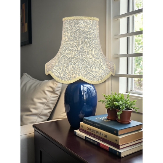 William Morris Larkspur Azure Cream Modern Lampshade
