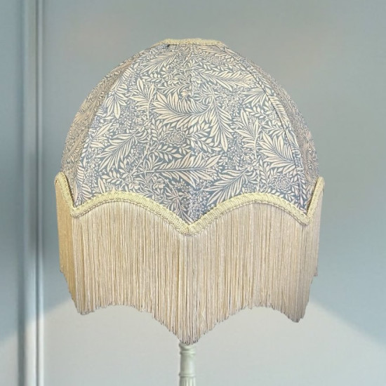 William Morris Larkspur Azure Cream Parachute Dome Lampshade
