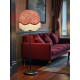 William Morris Larkspur Crimson Cream Dome Lampshade