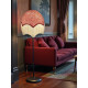 William Morris Larkspur Crimson Cream Parachute Dome Lampshade