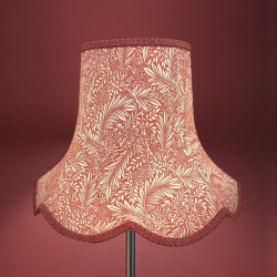 William Morris Larkspur Crimson Modern Lampshade