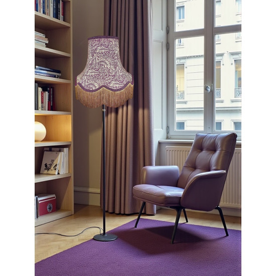 William Morris Larkspur Damson Purple Lampshade