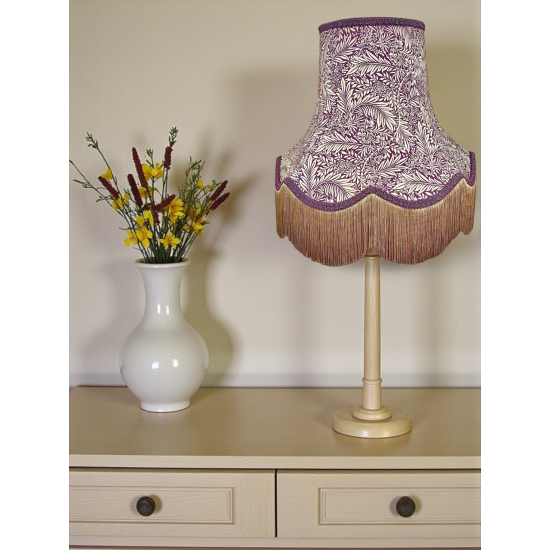 William Morris Larkspur Damson Purple Lampshade