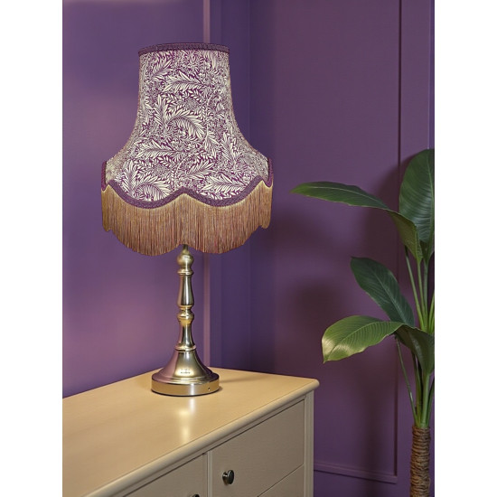 William Morris Larkspur Damson Purple Lampshade