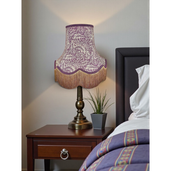 William Morris Larkspur Damson Purple Lampshade