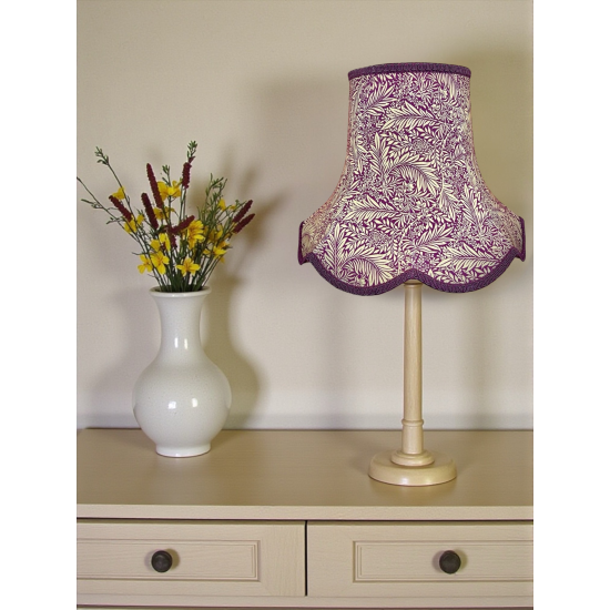 William Morris Larkspur Damson Purple Modern Lampshade