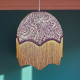 William Morris Larkspur Damson Purple Parachute Dome Lampshade