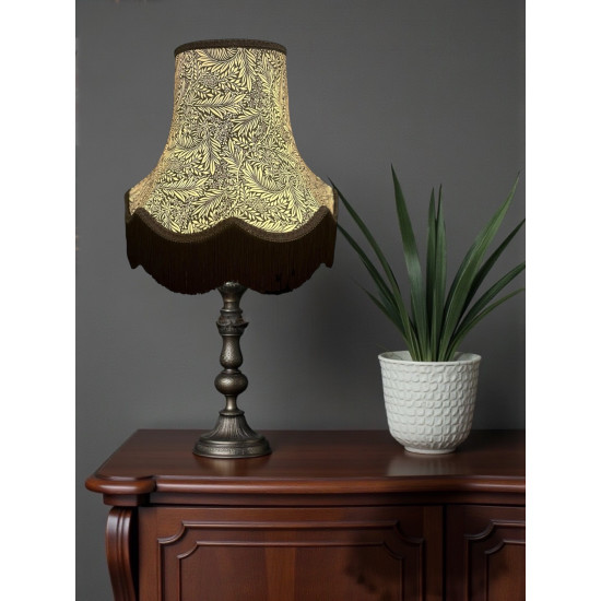 William Morris Larkspur Ebony Black Lampshade