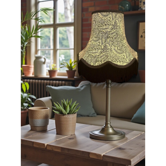 William Morris Larkspur Ebony Black Lampshade