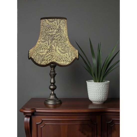 William Morris Larkspur Ebony Black Modern Lampshade