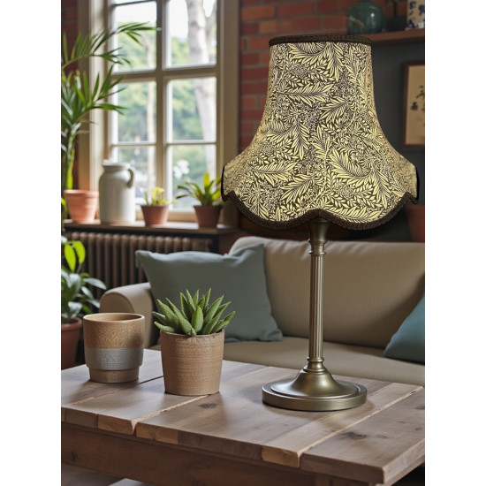 William Morris Larkspur Ebony Black Modern Lampshade