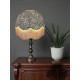William Morris Larkspur Ebony Gold Dome Lampshade