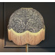 William Morris Larkspur Ebony Gold Dome Lampshade