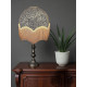 William Morris Larkspur Ebony Gold Parachute Dome Lampshade