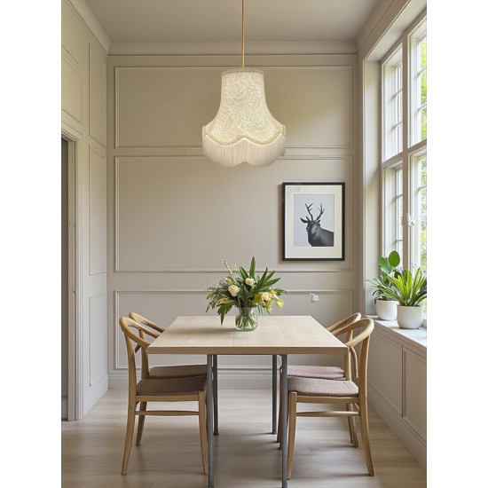 William Morris Larkspur Linen Coffee Lampshade