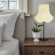 William Morris Larkspur Linen Coffee Modern Lampshade