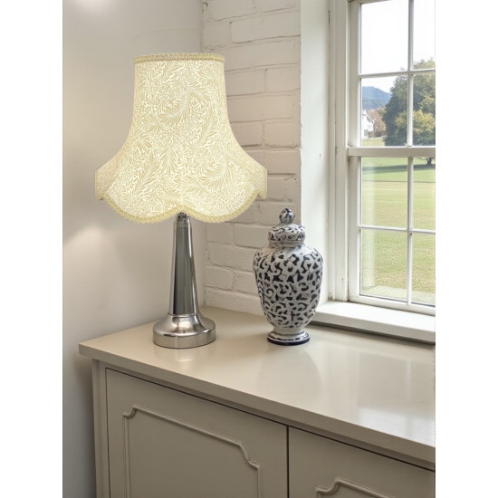 William Morris Larkspur Linen Coffee Modern Lampshade
