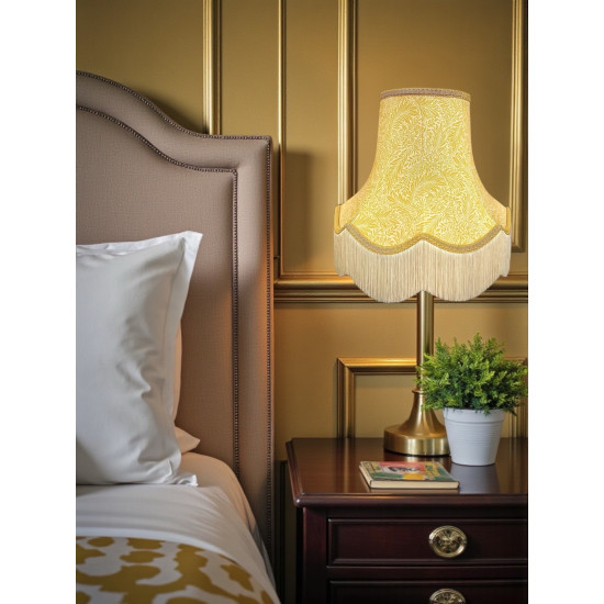 William Morris Larkspur Ochre Lampshade