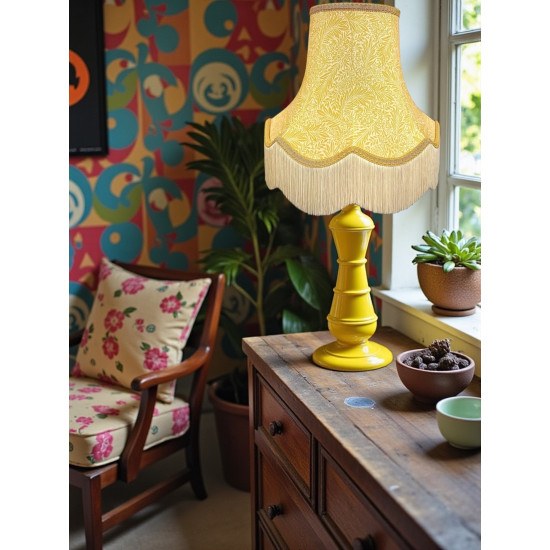 William Morris Larkspur Ochre Lampshade