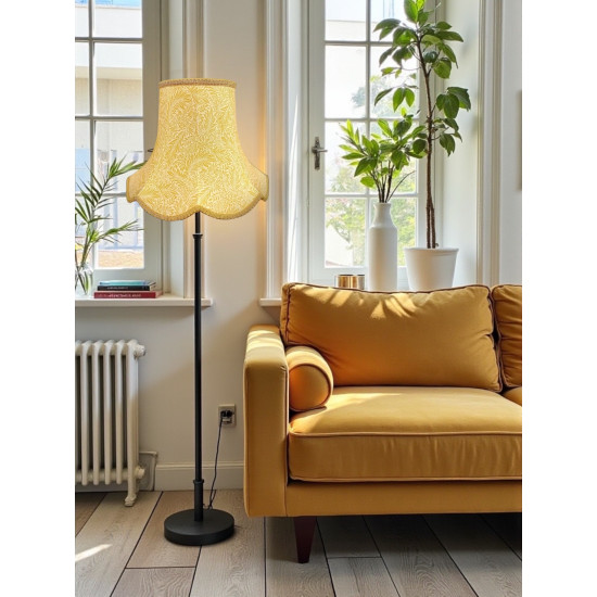 William Morris Larkspur Ochre Modern Lampshade