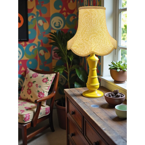 William Morris Larkspur Ochre Modern Lampshade