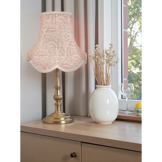 William Morris Larkspur Rose Pink Modern Lampshade