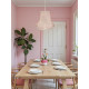 William Morris Larkspur Rose Pink Modern Lampshade