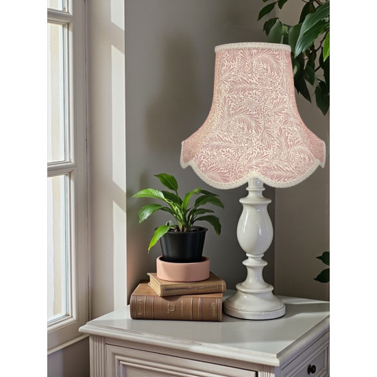 William Morris Larkspur Rose Pink Modern Lampshade