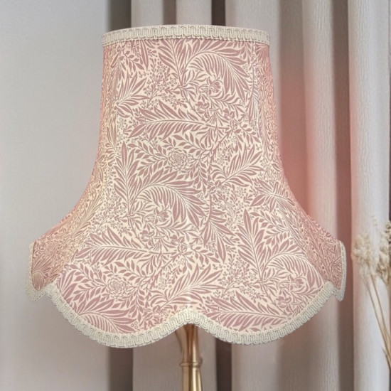 William Morris Larkspur Rose Pink Modern Lampshade