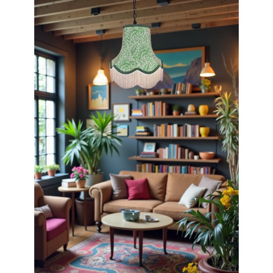 William Morris Larkspur Sage Cream Lampshade